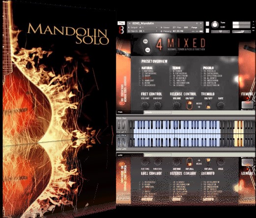 KONTAKT 8Dio Mandolin Solo