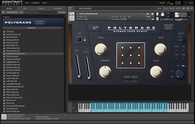 KONTAKT Battersea Audio Polygrade Tape Synth v1.1.0 Thumbnail