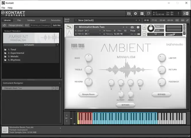 KONTAKT Ambient Minimalism (Big Fish Audio)