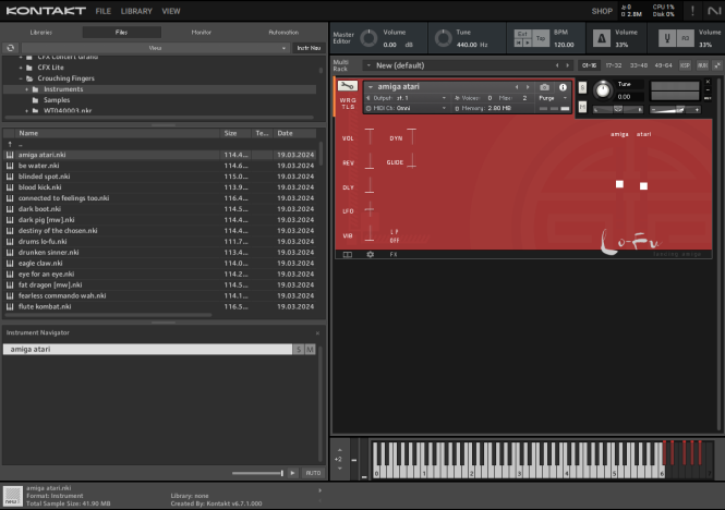 KONTAKT Crouching Fingers