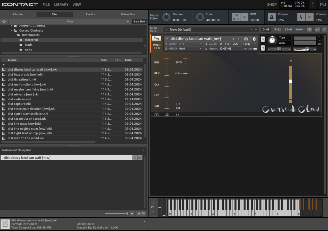 KONTAKT Cursed Clavinets