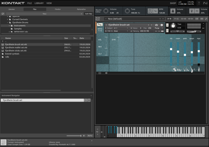 KONTAKT Fjordheim Drums Thumbnail