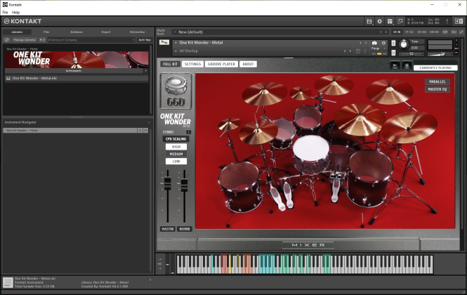 KONTAKT One Kit Wonder Metal (GetGood Drums)