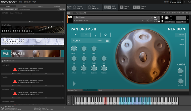 KONTAKT Pan Drums II
