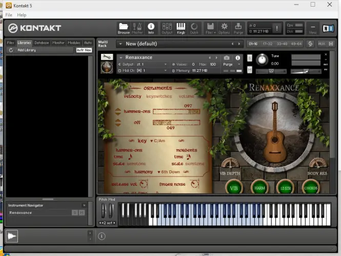 KONTAKT Renaxxance Nylon Guitar