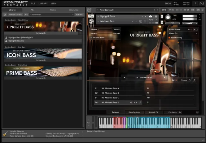 KONTAKT Session Upright Bass