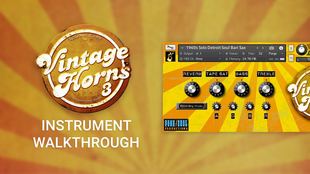 KONTAKT Vintage Horns 3 Big Fish Audio-29-25
