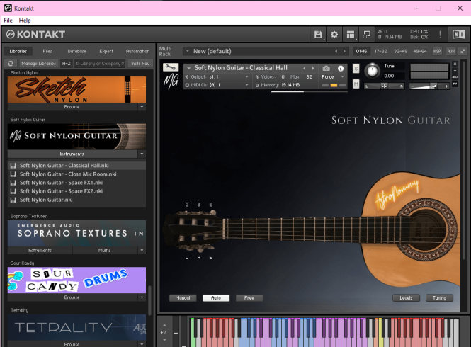 KONTAKT Soft Nylon Guitar