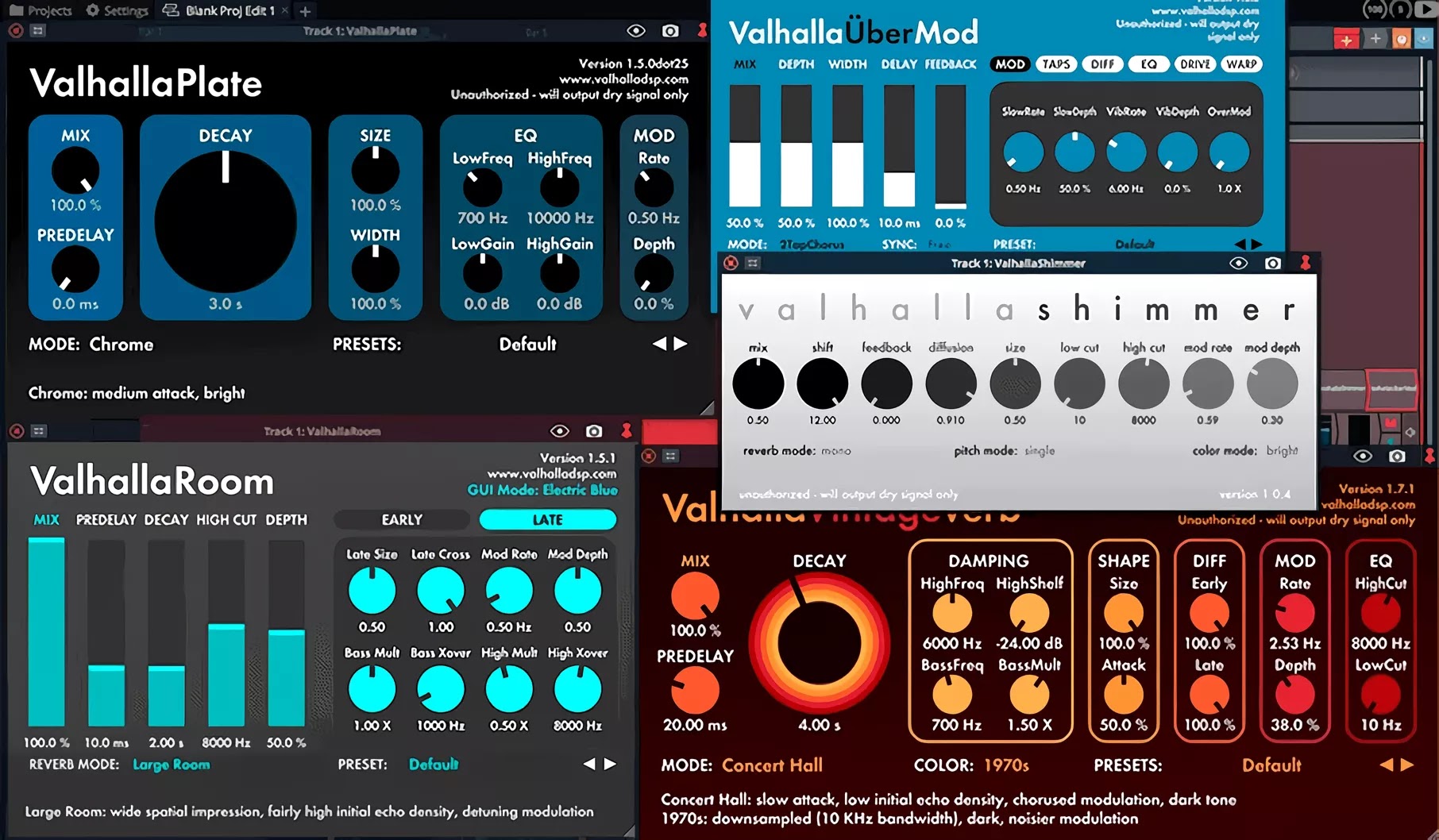 ValhallaDSP bundle 2025.5 WIN