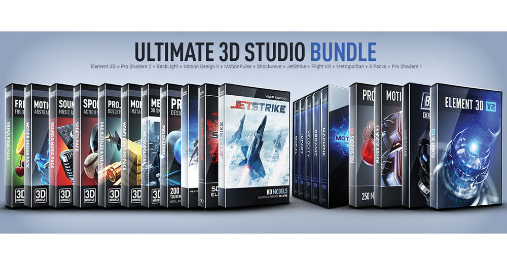 Video Copilot Element 3D (Ultra 3D Bundle) Thumbnail